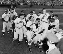 Bearden Carried Off after World Series Victory